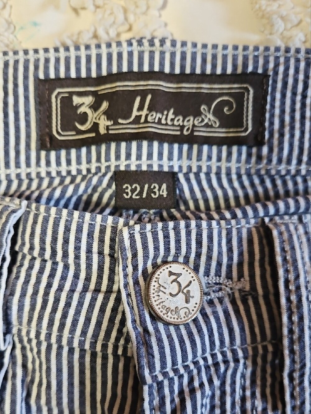 34 Heritage Hickory Striped Mens Size 32/34